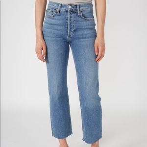 BNWT Re/done Comfort Stretch High Rise Stovepipe